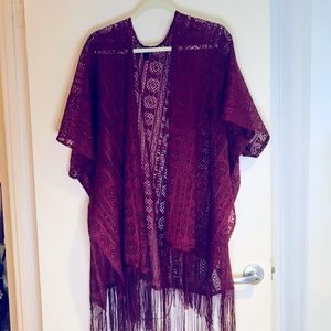 Lane Bryant | Burgundy Shawl | 📐 One Fix All